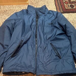The North Face Men's Navy Blue Insulated Jacket